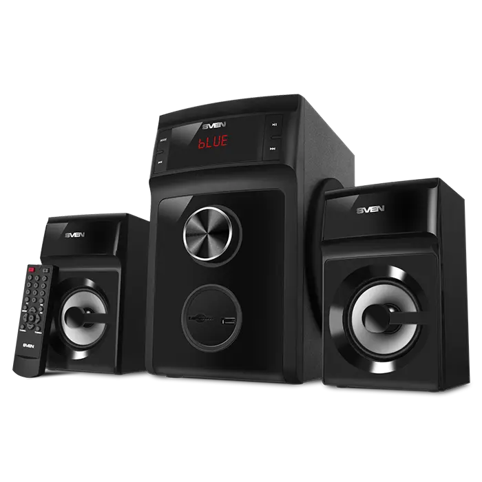 Speakers SVEN "MS-301" SD-card, USB, Black, 40w / 20w + 2x10w / 2.1