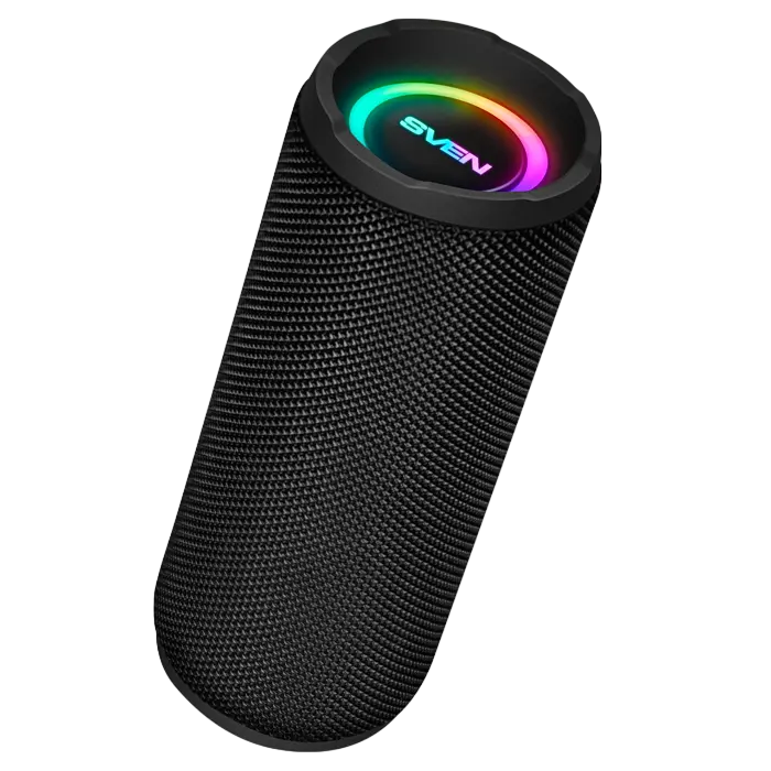 Speakers SVEN "PS-160", Black, 12W, TWS, Bluetooth, FM, USB, microSD, 1200mA*h