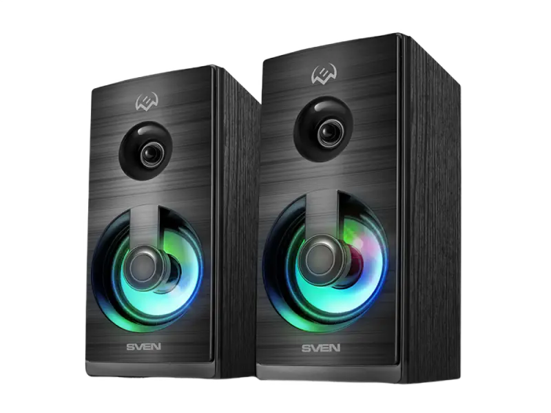 Speakers SVEN "SPS-512" Black, 6w, RGB Light