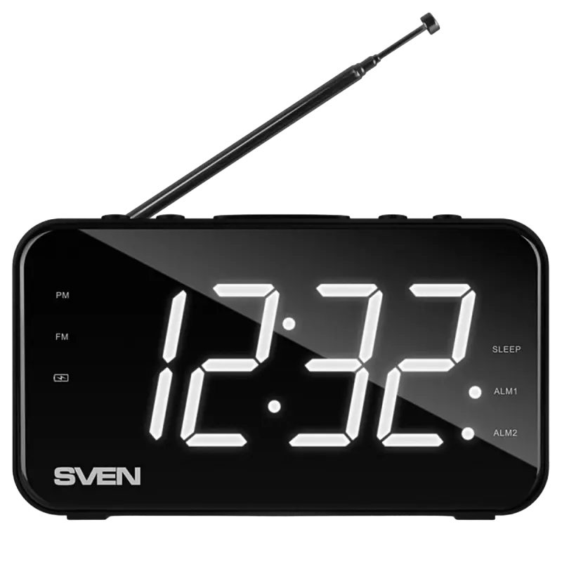 Speakers SVEN Tuner "SRP-100" 2W,FM,LED, built-in clock and alarm, battery