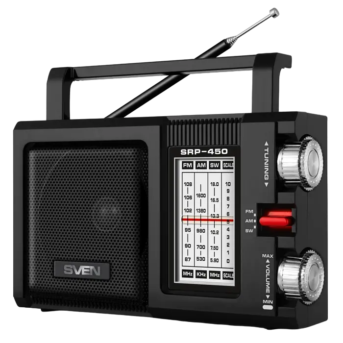 Speakers SVEN Tuner "SRP-450" 3w, FM