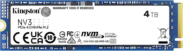Kingston SSD M.2 4TB PCIe 4.0 NV3