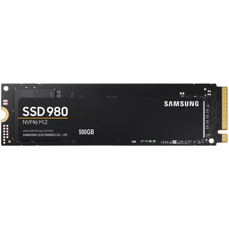 .M.2 NVMe SSD 500GB Samsung 980 [PCIe 3.0 x4, R/W:3100/2600MB/s, 400/470K IOPS, Pablo, TLC]