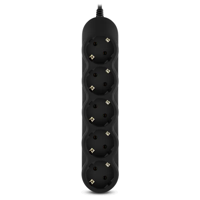 Surge Protector for UPS, SVEN EX-I5, 1.8m, 5 Sockets, Black