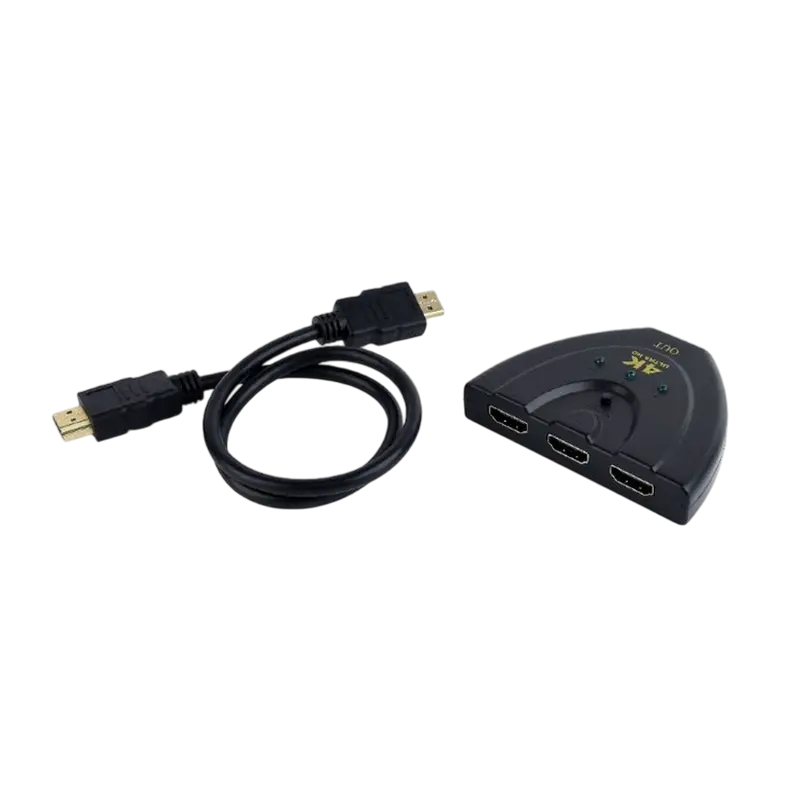 Switch Cablexpert DSW-HDMI-35, HDMI interface switch, 3 ports, Output cable distance: up to 25 m
