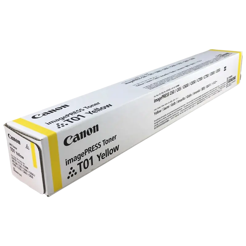 Canon Toner T01 Yellow (1040g/appr. 39 500 pages 5%) for imagePRESS C8xx,C7xx,C6xx,C6x