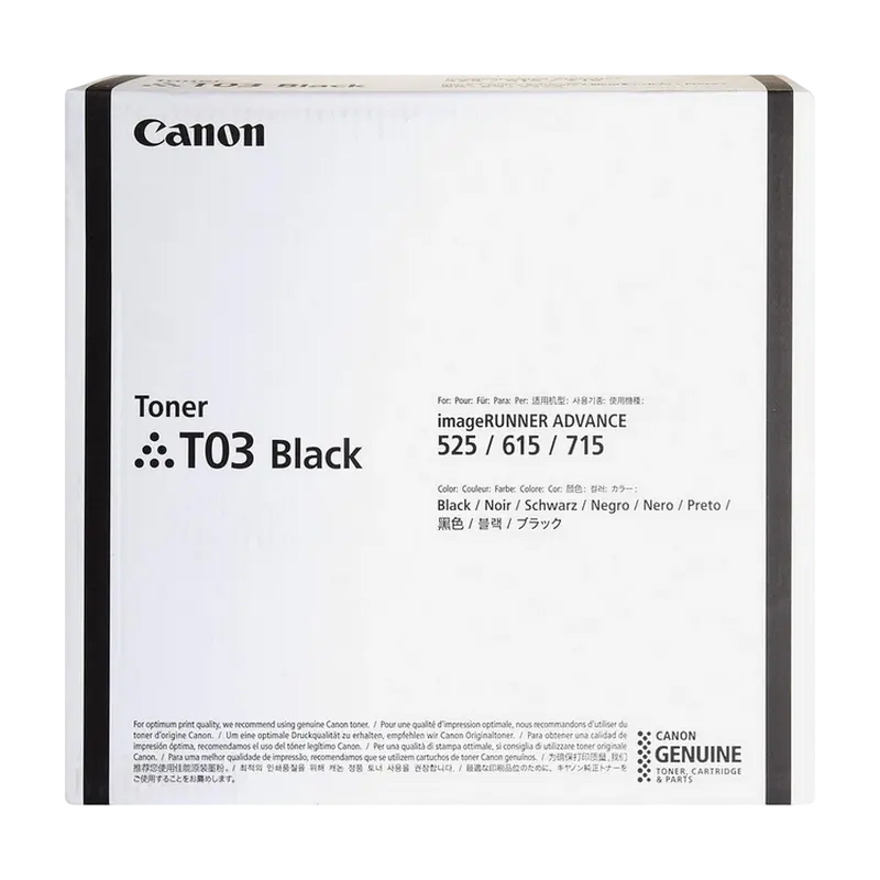 Canon Toner Cartridge T03 Black (51.500 pages 6%) for iR Adv 525/615/715