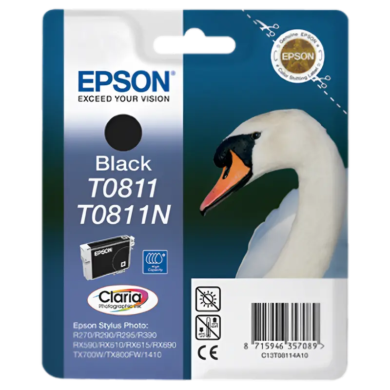 Cartuș cerneală Epson T0811/T0811N Black