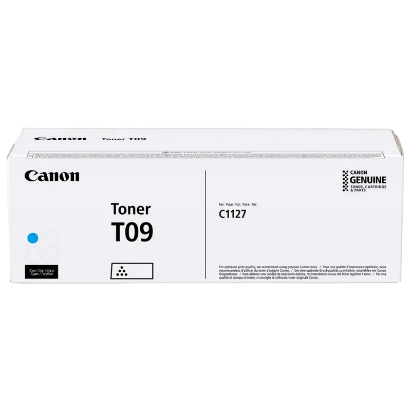 Canon Toner Cartridge T09 Cyan, for i-SENSYS X C1127i, C1127iF, C1127P