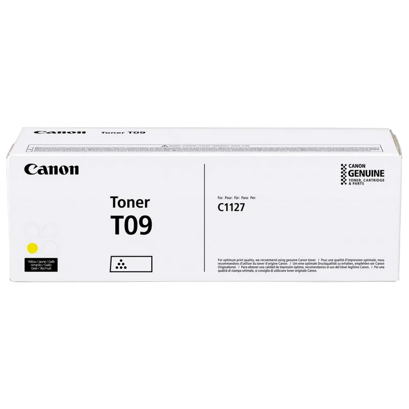 Canon Toner Cartridge T09 Yellow, for i-SENSYS X C1127i, C1127iF, C1127P