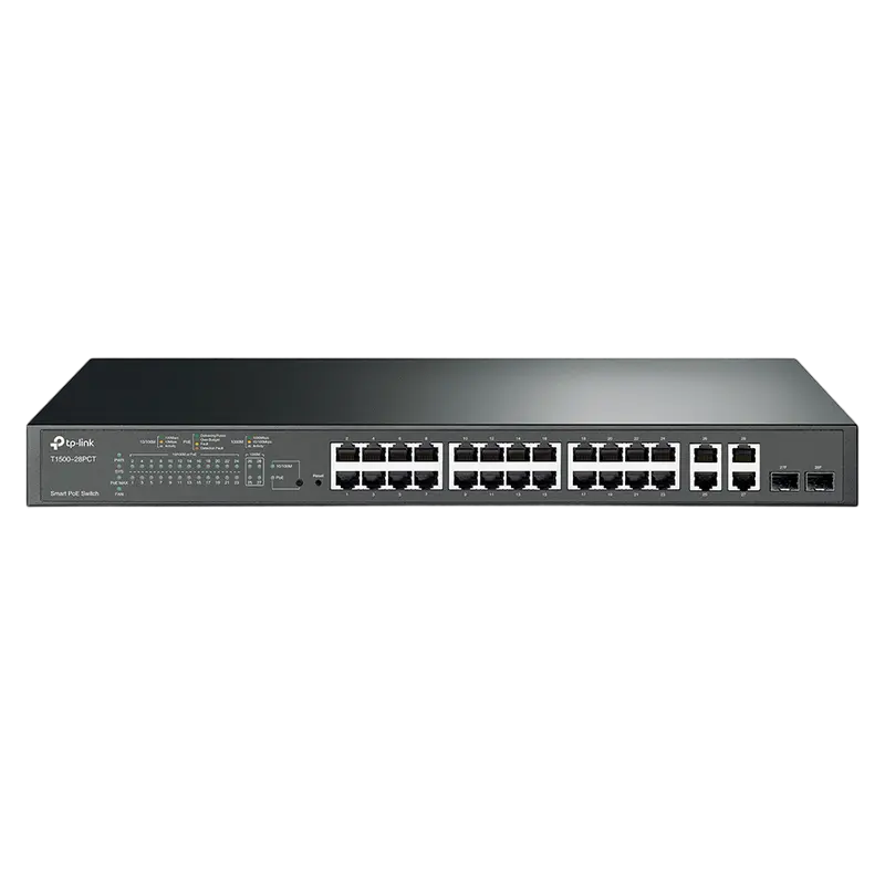 TP-LINK T1500-28PCT 100Mbps PoE 192W