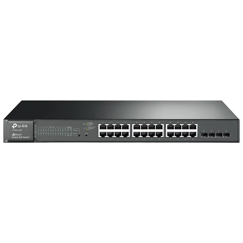 TP-LINK T1600G-28PS POE SFP 24 porturi