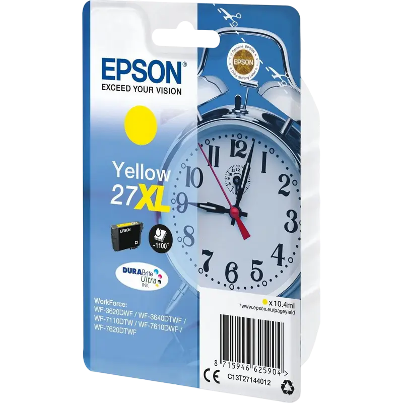 Cartuș cerneală Epson C13T27144012 XL, T2714, Yellow
