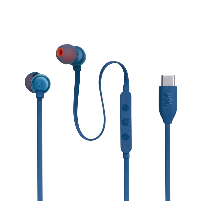 JBL T310C. Blue