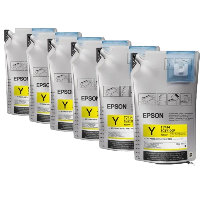 SALE__Ink Cartridge Epson UltraChrome DS Yellow T741400 (1Lx6packs)