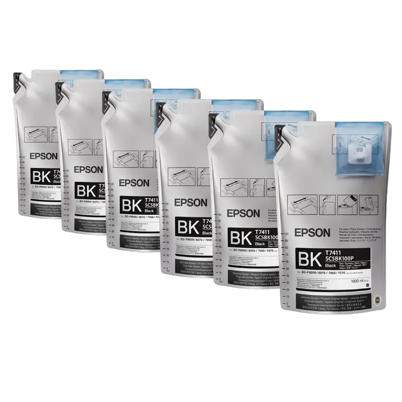 SALE__Ink Cartridge Epson UltraChrome DS HDBlack T741X00(1Lx6packs)