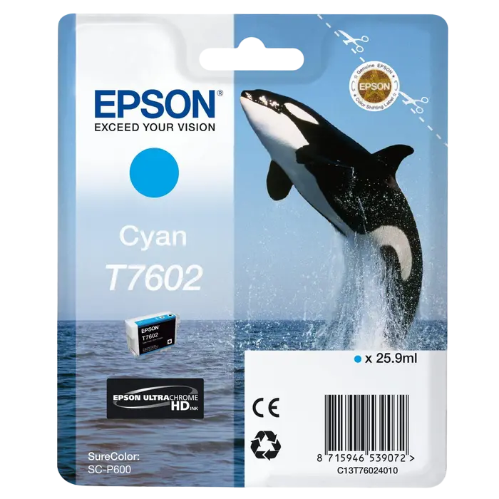 Cartuș cerneală Epson T760 SC-P600 Cyan