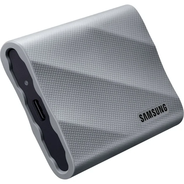 Samsung T9 4 TB Grey (MU-PK4T0G), vedere laterală