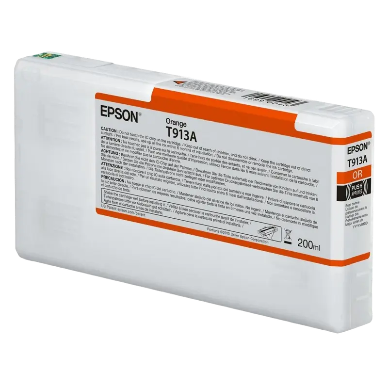 Cartuș cerneală Epson T913A, Orange, 200ml