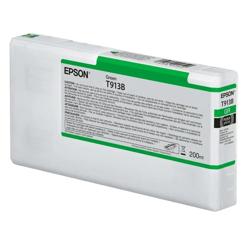 Cartuș cerneală Epson T913B, Green, 200ml
