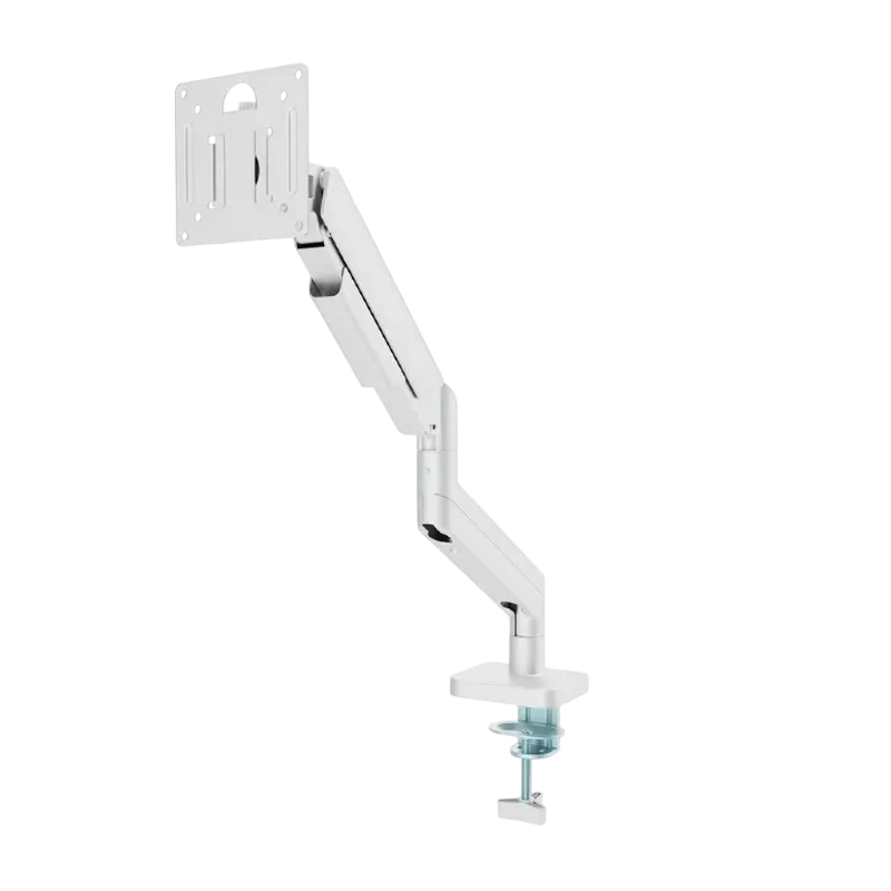 Table/desk 1-display mounting "MA-DA1-04-W" WHITE Gembird (rotate,tilt,swivel), 17”-32”, up to 9 kg