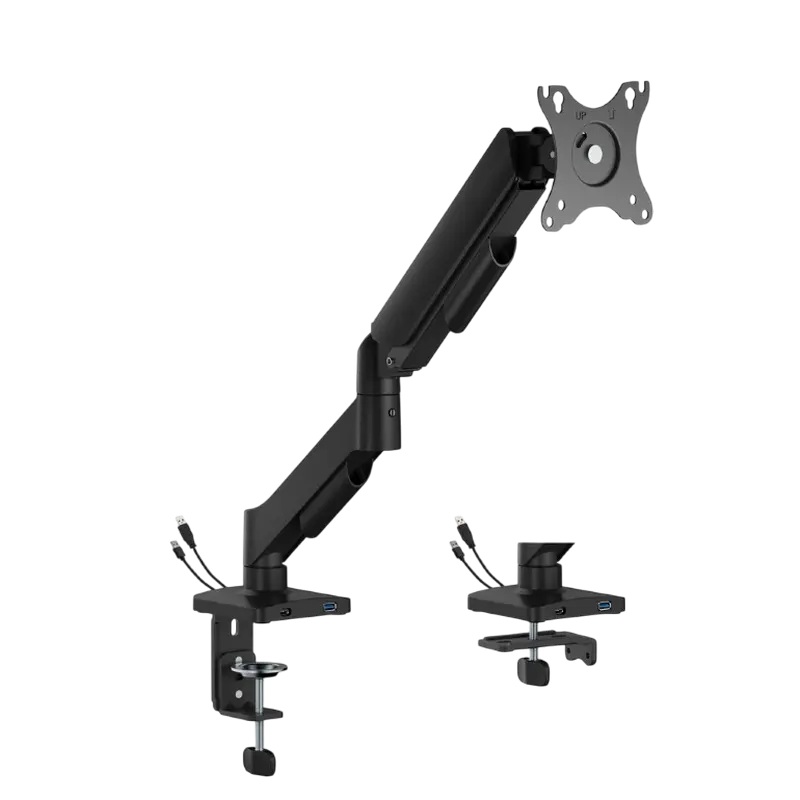 Table/desk 1-display mounting "MA-DA1U-01" Gembird (rotate,tilt,swivel),17”-32”,up to 9 kg,VESA:75x7