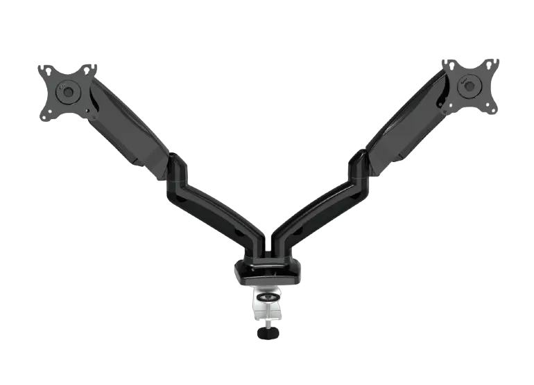 Table/desk 2-display mounting "MA-DA2-05" Gembird (rotate,tilt,swivel),17”-32”,up to 9 kg,VESA:75x75
