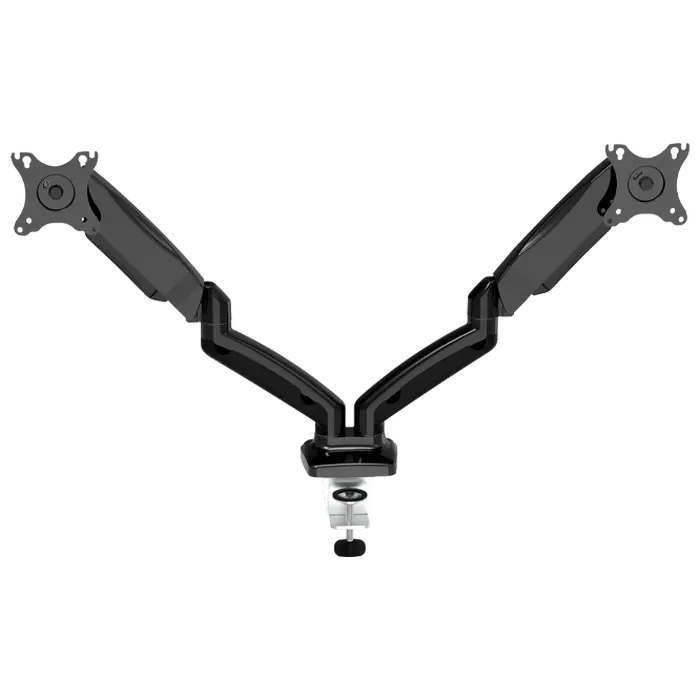 Table/desk stand for 2 monitors Gembird MA-DA2-01, 13"-27", max.7kg, VESA: 75x75, 100x100