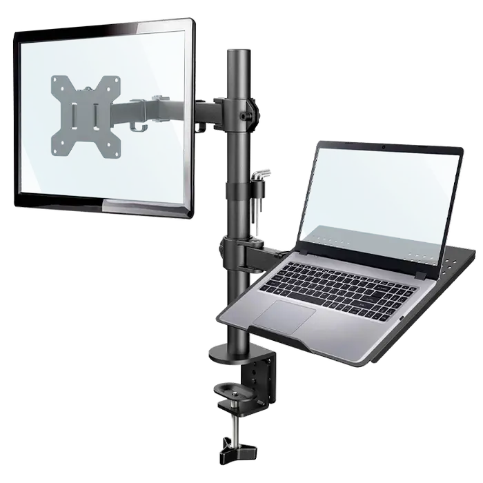 Table/desk stand for monitor Gembird MA-DA-02, 12"-27", max.7kg, VESA: 75x75, 100x100