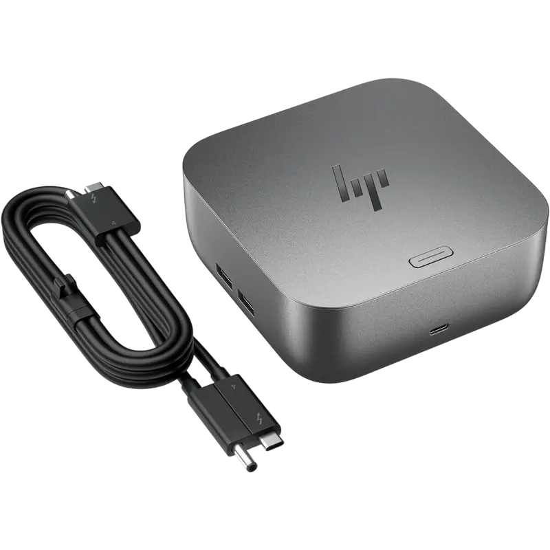 HP TB4 Ultra 280W G6 Dock,1xTB 4,1xUSB-C 3.2g2 with DP,2xUSB-C 3.2g2,3xUSB-A 3.2g2,2xUSB-A 3.2g1,1xH
