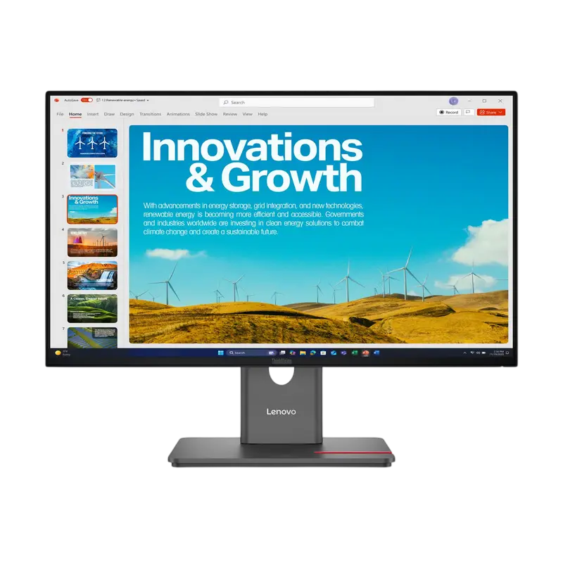 Lenovo ThinkVision P24QD-40 23.8 inch 2560x1440 IPS 120Hz Black