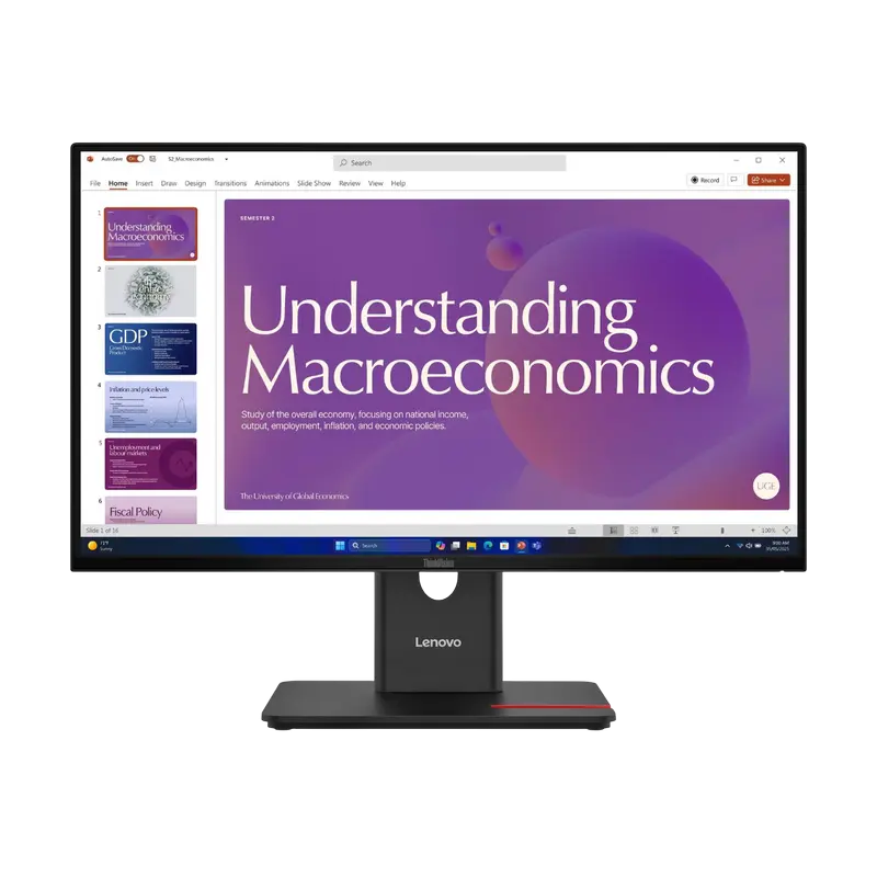 Lenovo ThinkVision T24D-40 23.8 inch 1920x1080 IPS 120Hz Black