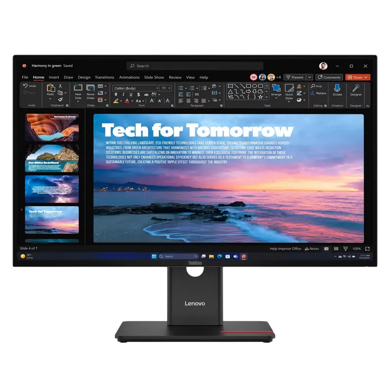 Lenovo ThinkVision T27QD-40 27 inch 2560x1440 IPS 120Hz Black