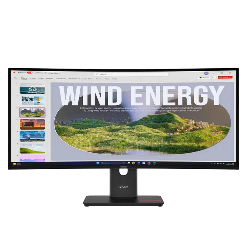Lenovo ThinkVision T34WD-40 34 inch 3440x1440 VA 120Hz Black