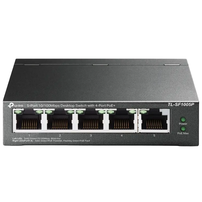 TP-LINK TL-SF1005P PoE 67W 5 porturi