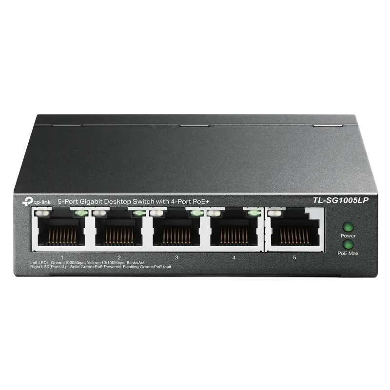 TP-LINK TL-SG1005LP PoE 40W 5 porturi