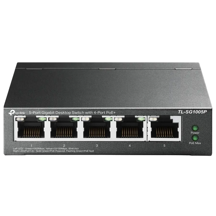 TP-LINK TL-SG1005P PoE 65W 5 porturi