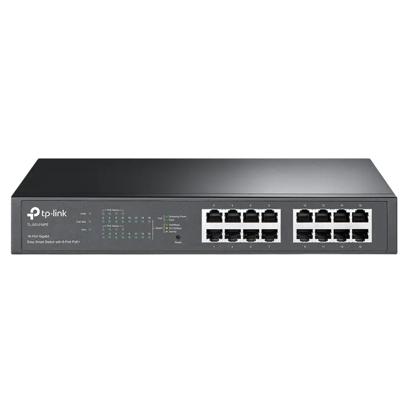 TP-LINK TL-SG1016PE PoE 150W 16 porturi
