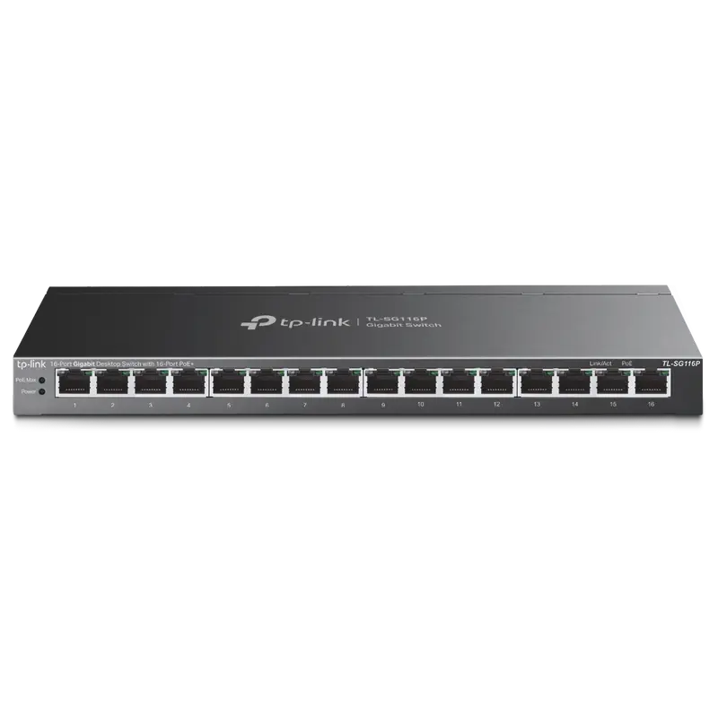 TP-LINK TL-SG116P PoE 120W 16 porturi