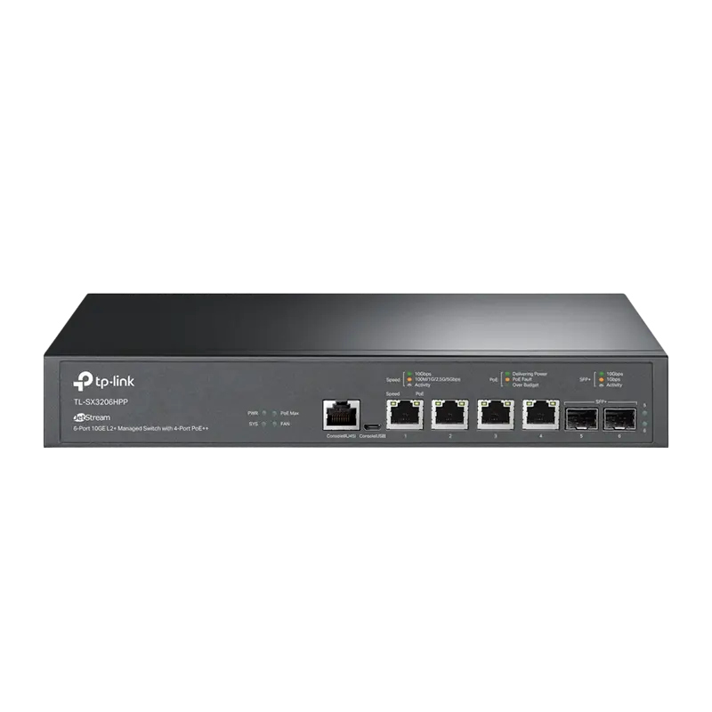 TP-LINK TL-SX3206HPP PoE 200W 6 porturi