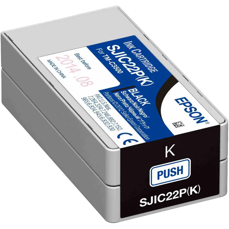 Cartuș cerneală Epson SJIC22P(K), for TM-C3500