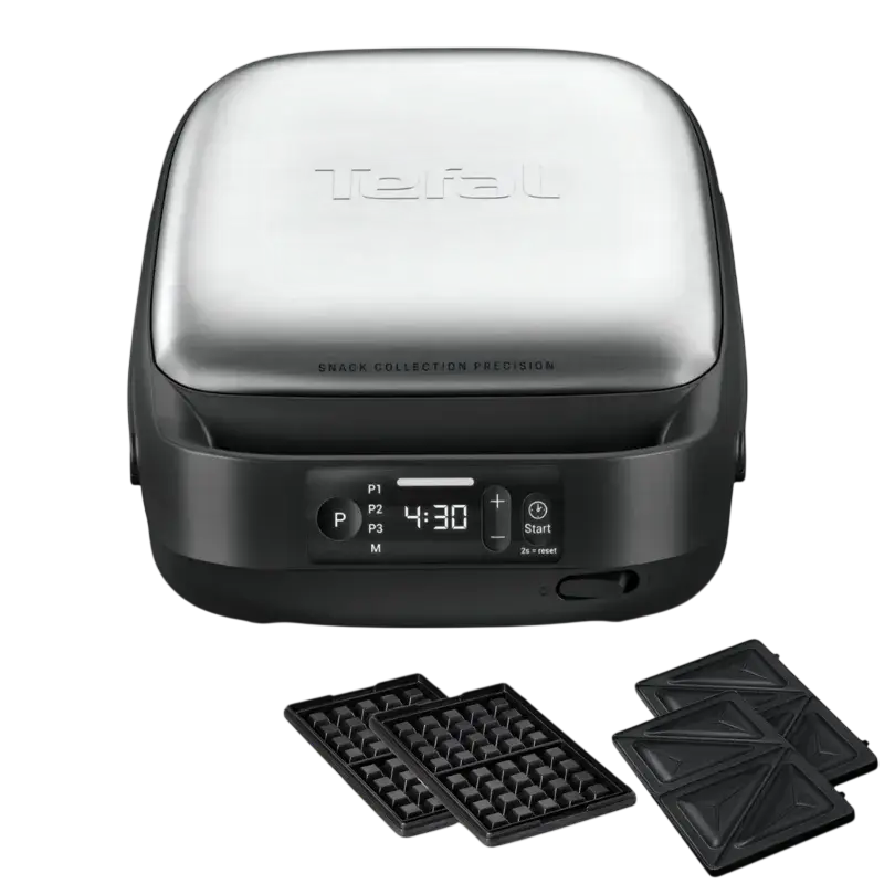 Sandwich maker Tefal SW872BF0 cu plăci detașabile, detaliu interfață