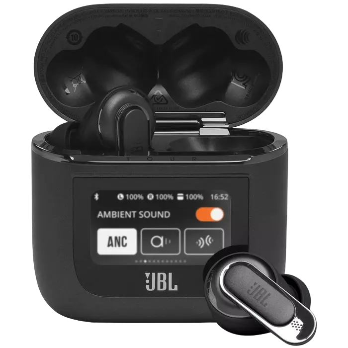 JBL Tour Pro 2 Black Active Noise Cancelling With Smart Ambient