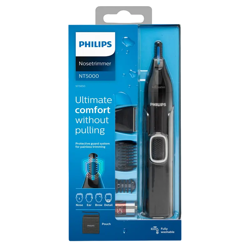 Trimmer Philips NT5650/16 pentru nas, urechi si sprancene, vedere alternativă