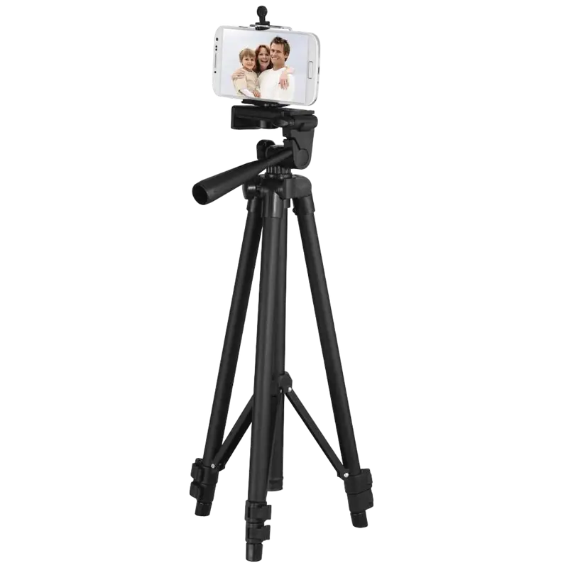 Tripod Hama Star Smartphone 112 tripod - 3D with Bluetooth remote (40-112cm) (4640) Black