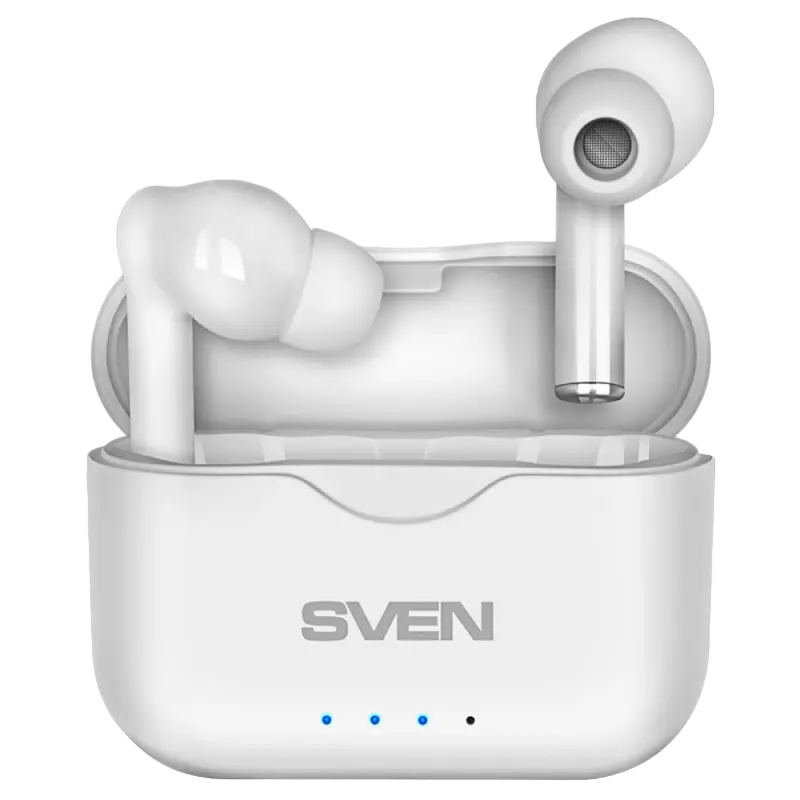 True Wireless Earphones SVEN E-701BT, White