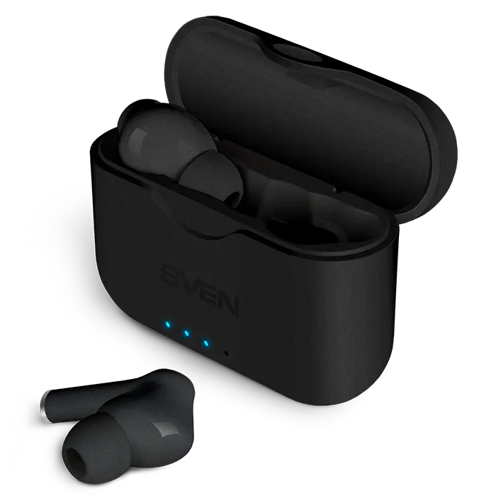 True Wireless Earphones SVEN E-702BT, Black