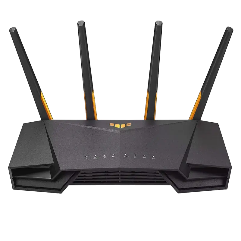 Wi-Fi 6 Dual Band ASUS TUF Gaming Router "TUF-AX3000 V2", 3000Mbps, OFDMA, 4xGbit, 1x2.5Gbit, USB3.0
