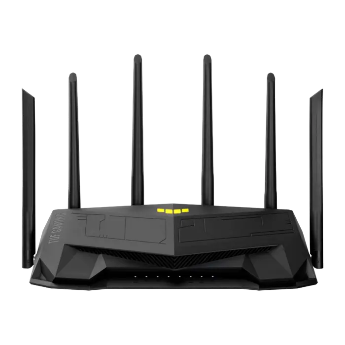 Wi-Fi 6 Dual Band ASUS TUF Gaming Router "TUF-AX6000", 6000Mbps, OFDMA, 4xGbit, 2x2.5Gbit, USB3.0