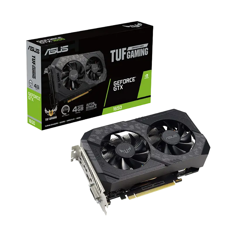 ASUS GTX1650 D6 4GB GDDR6 TUF Gaming (TUF-GTX1650-4GD6-GAMING)